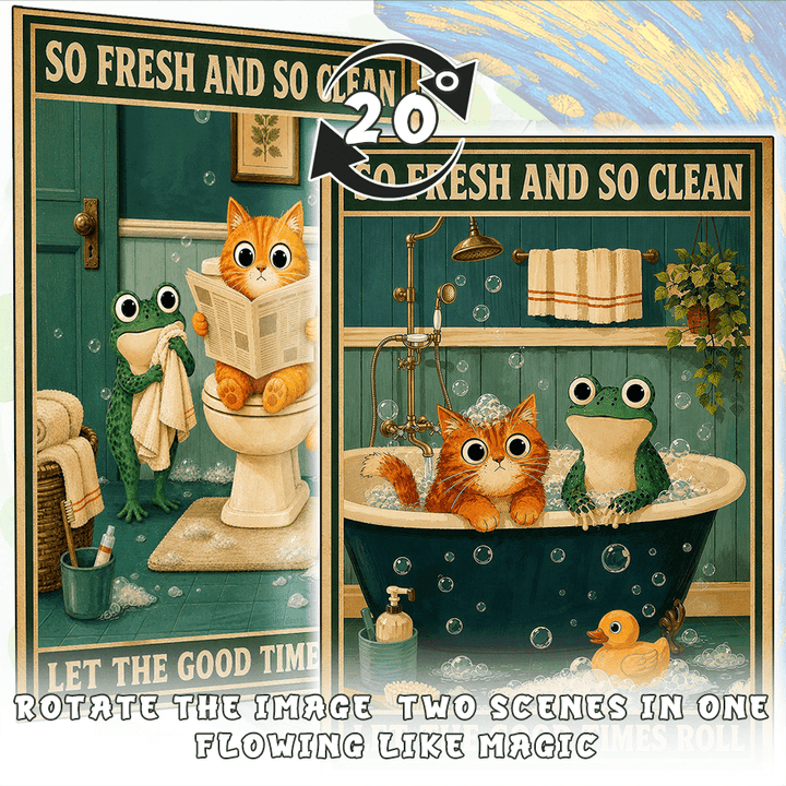 Clean Time - Morphing Lenticular Puzzle