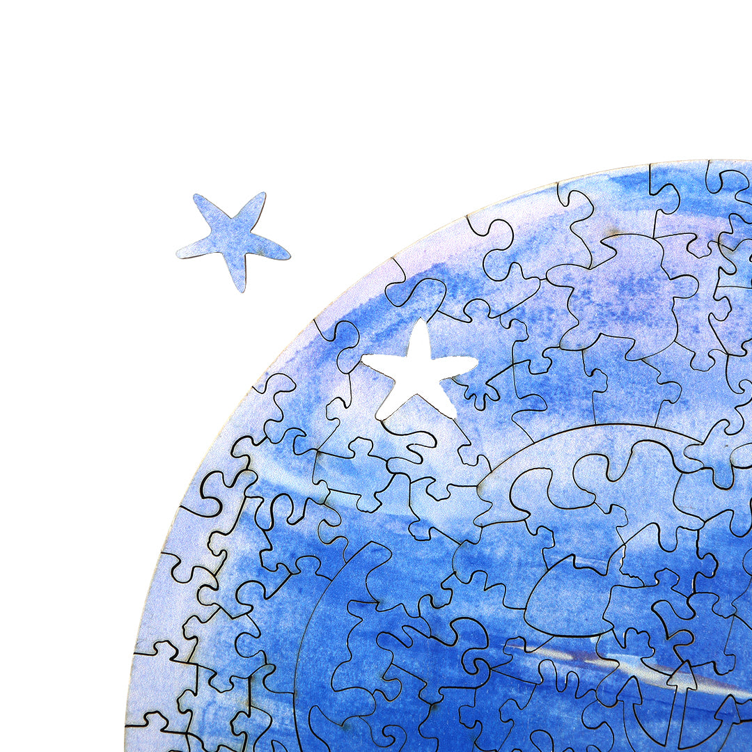 Space Planet Wooden Jigsaw Puzzle