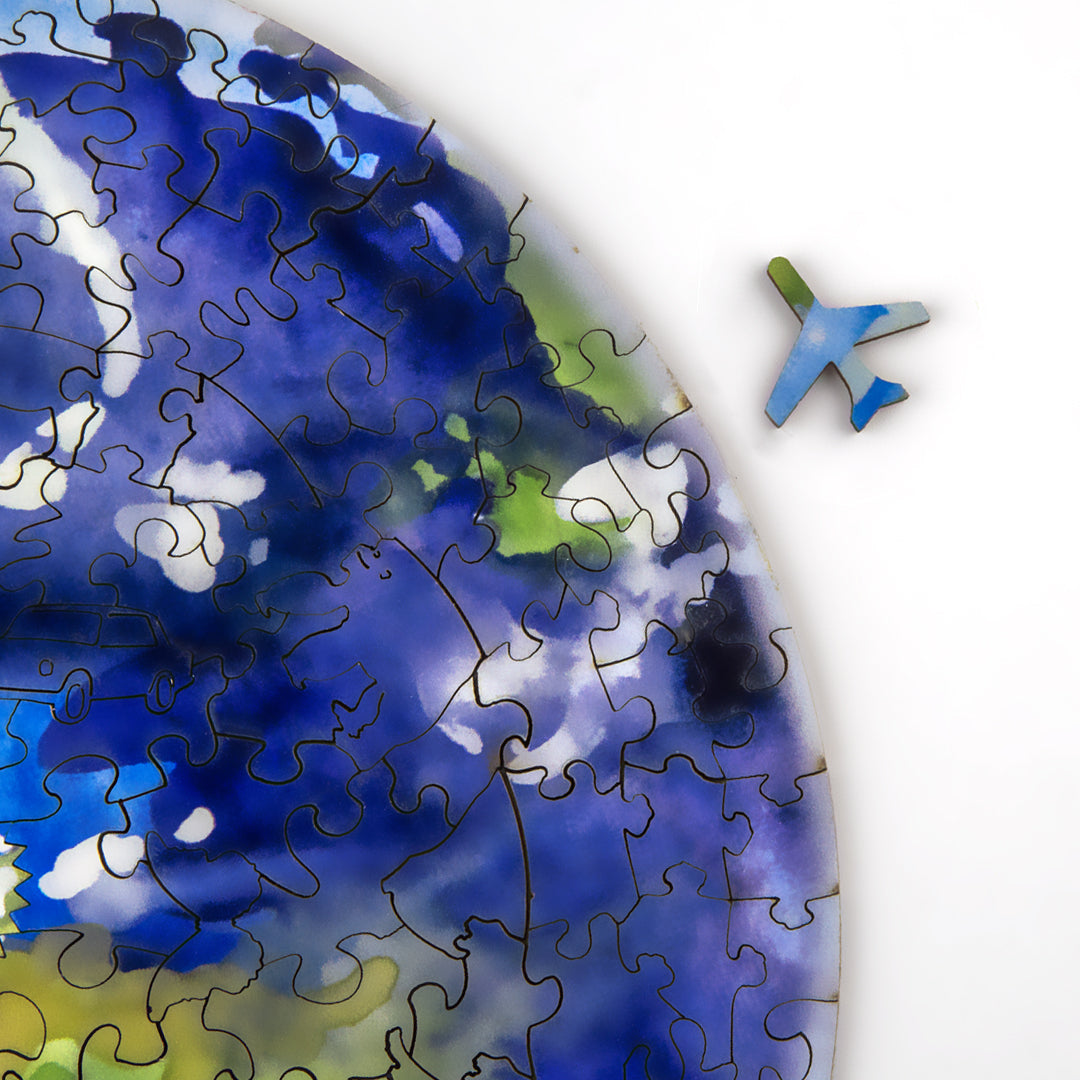 Space Planet Wooden Jigsaw Puzzle