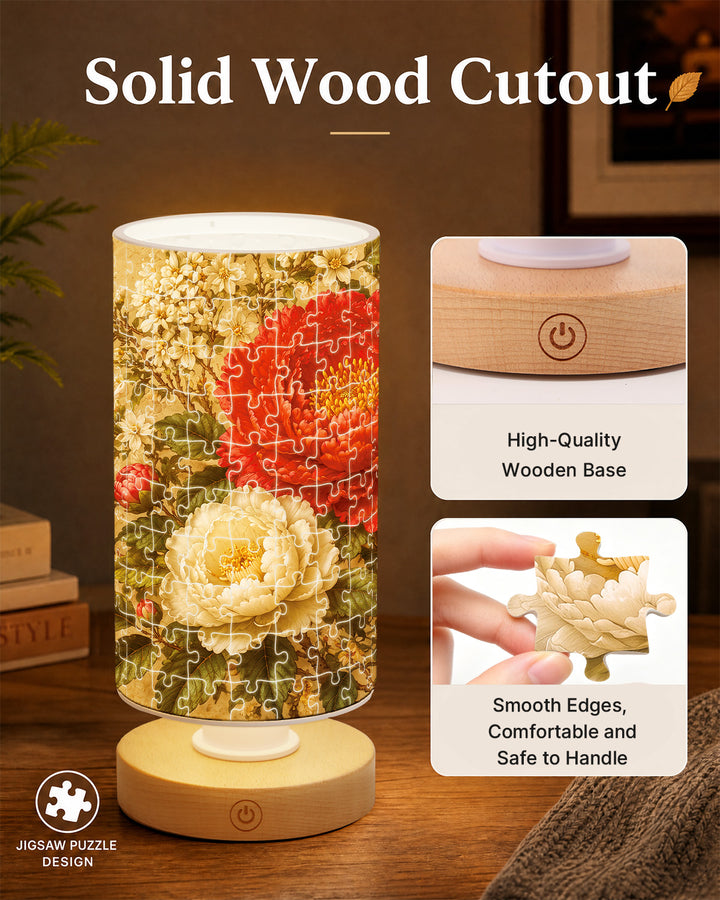DIY Dimmable Acrylic Puzzle Lamp -Gilded Garden Bouquet