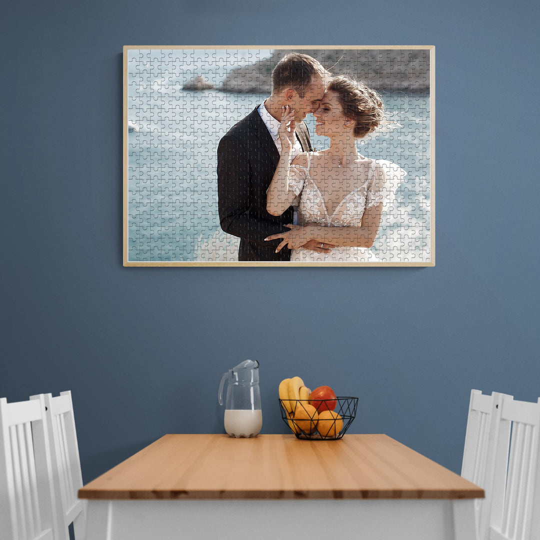 Cadeau parfait pour un mariage et un anniversaire – Puzzle photo