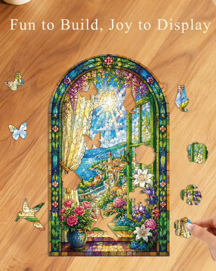 Acrylic Puzzle Landscape Light-Seaside Scenery
