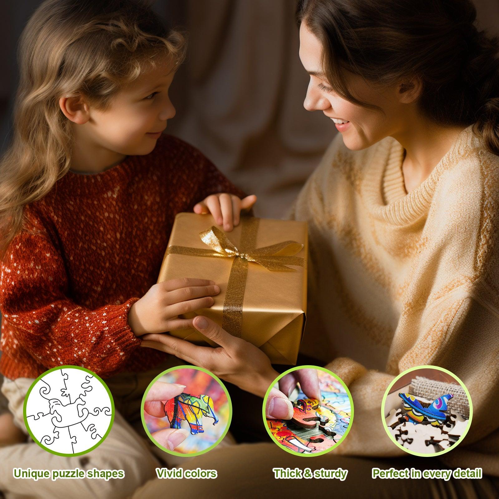 Cute Turtle Children's Wooden Jigsaw Puzzle