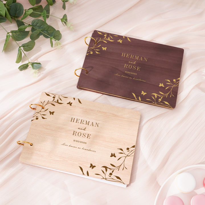 Wooden Wedding Guest Book - Photo Album - Wedding Decor