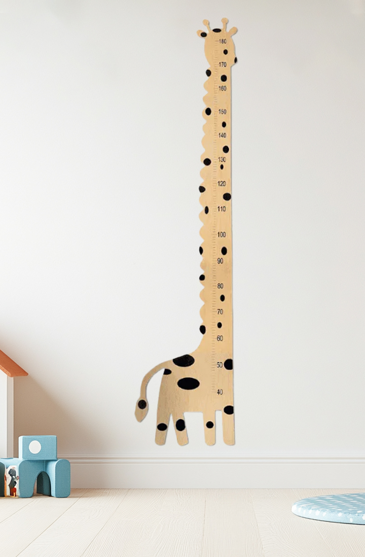 Holz-Giraffe Wachstumstabelle Höhenmaßstab