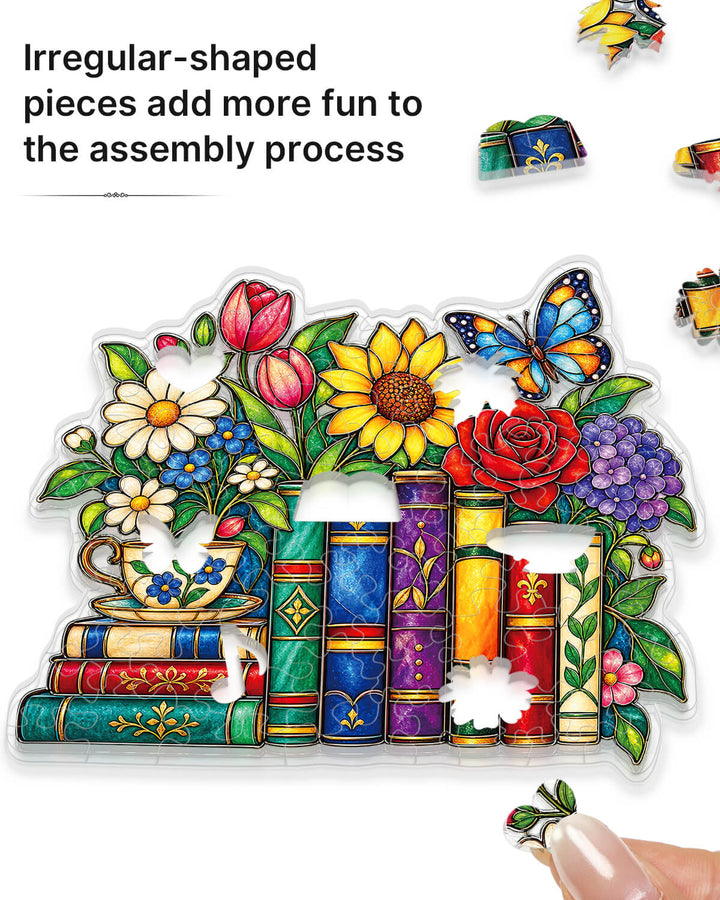 Acryl-Puzzle-Sonnenfänger – Glaube & Freiheit