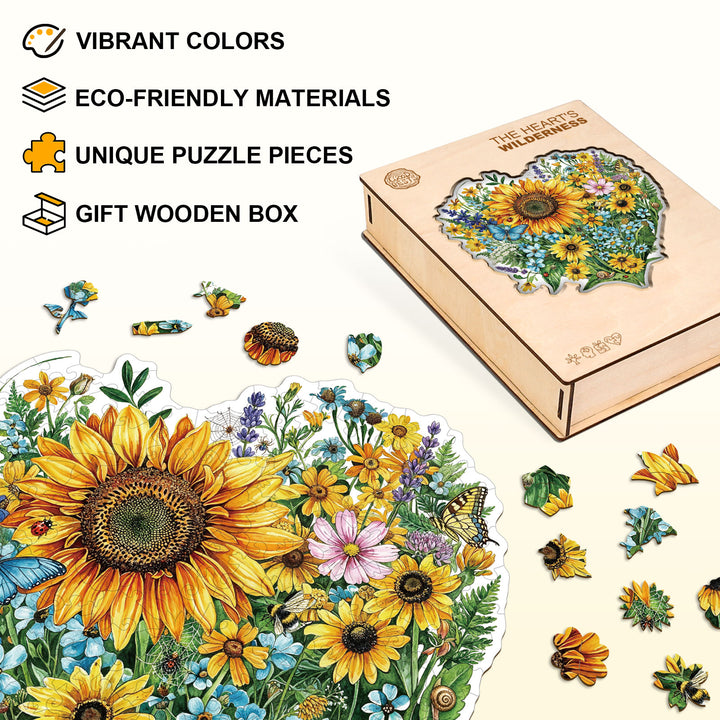 The Heart's Wilderness Wooden Jigsaw Puzzle