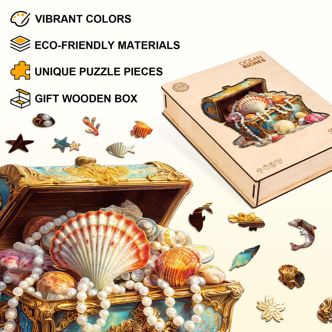 Ocean Riches Wooden Jigsaw Puzzle