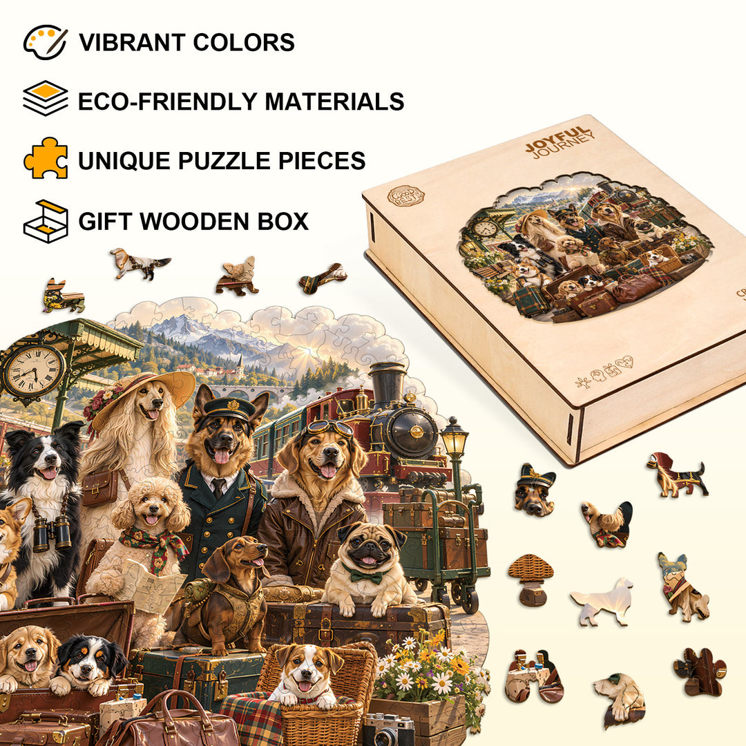 Joyful Journey  Wooden Jigsaw Puzzle