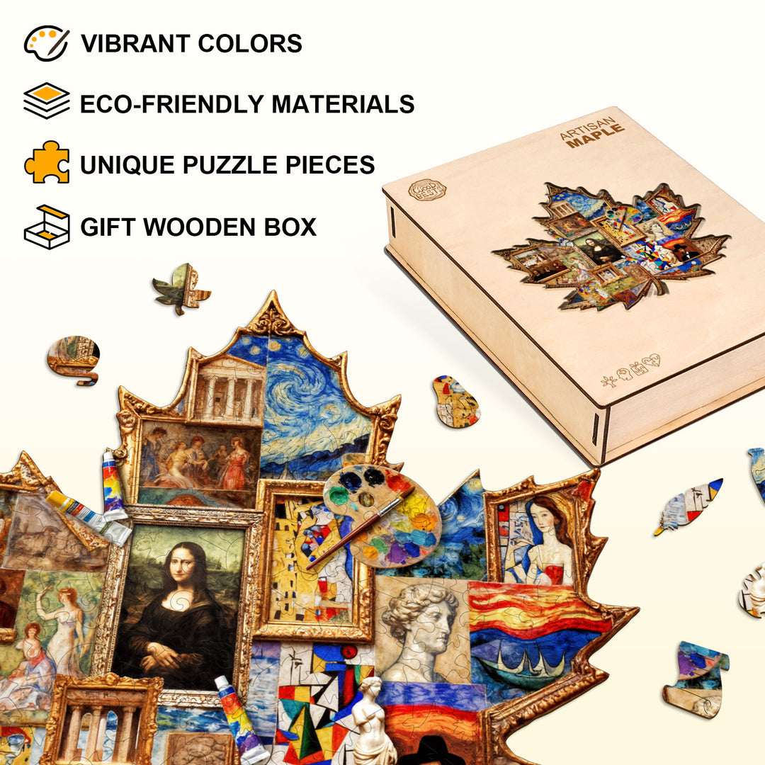 Artisan Maple Wooden Jigsaw Puzzle