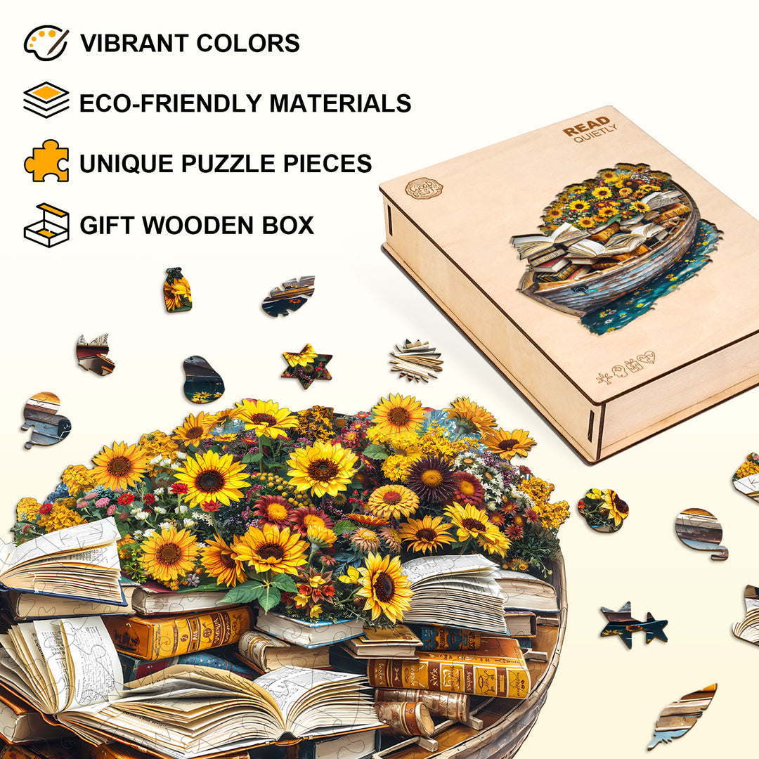 Read quietly Wooden Jigsaw Puzzle