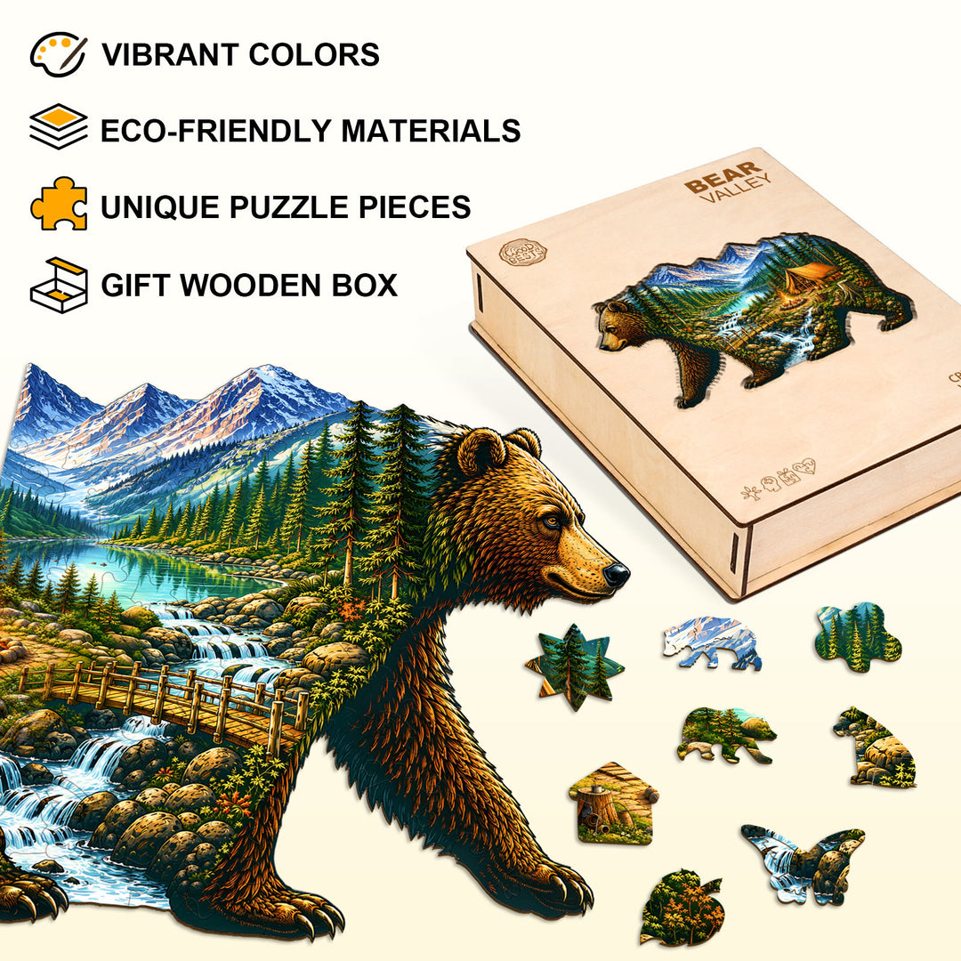 Bear Valley  Wooden Jigsaw Puzzle