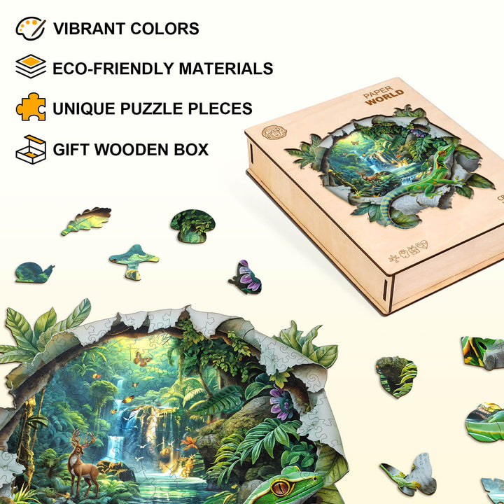 Puzzle en bois Paper World