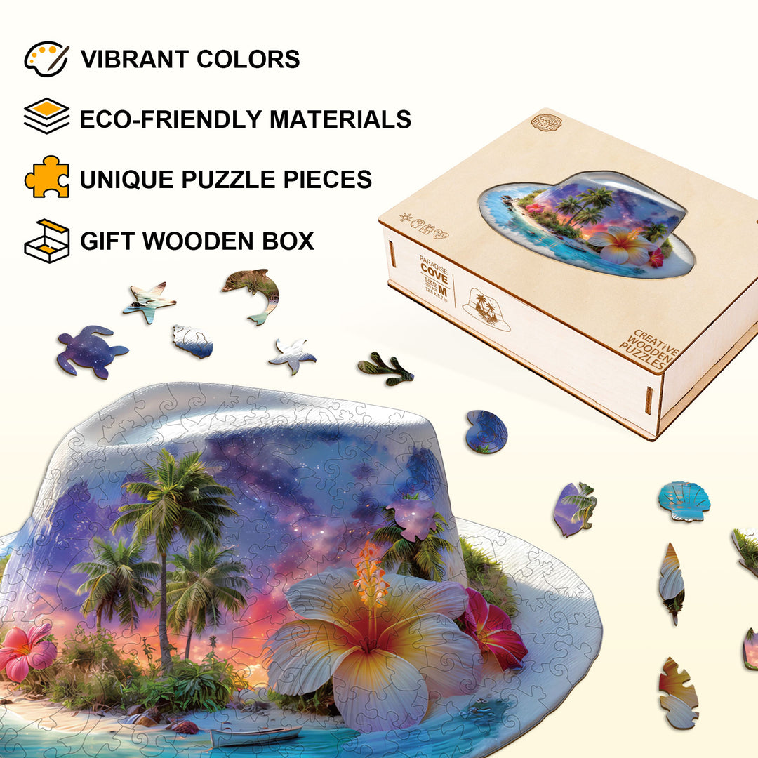 Paradise Cove Wooden Jigsaw Puzzle