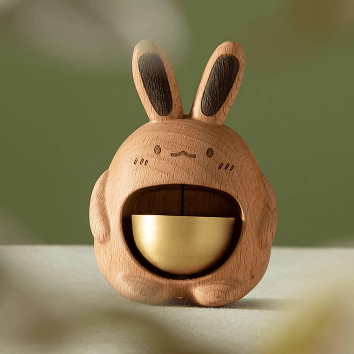 Wooden Rabbit Doorbell