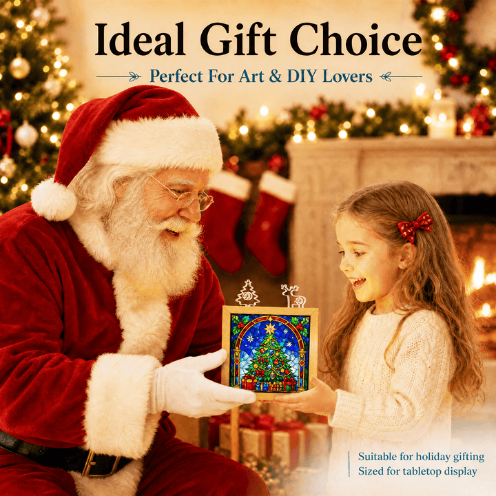 Acrylic Puzzle Night Light - Beautiful Christmas Tree