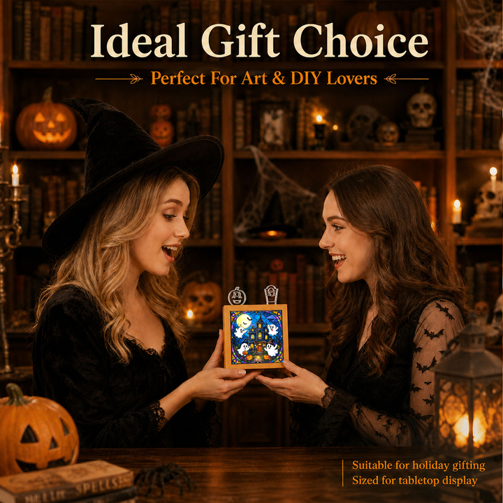 Acrylic Puzzle Night Light - Haunted House