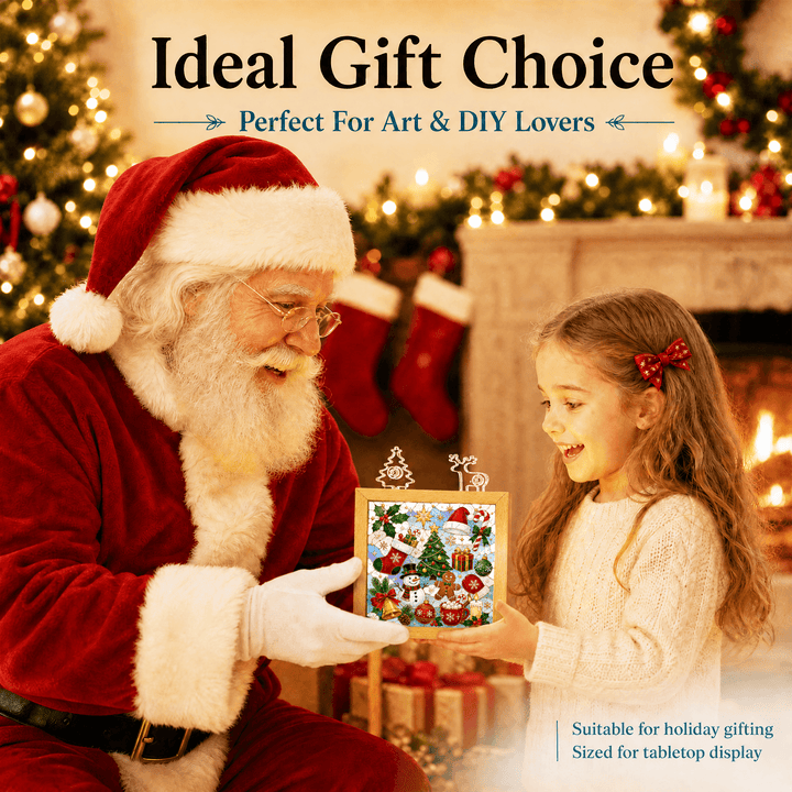 Acrylic Puzzle Night Light - Festive Snowman