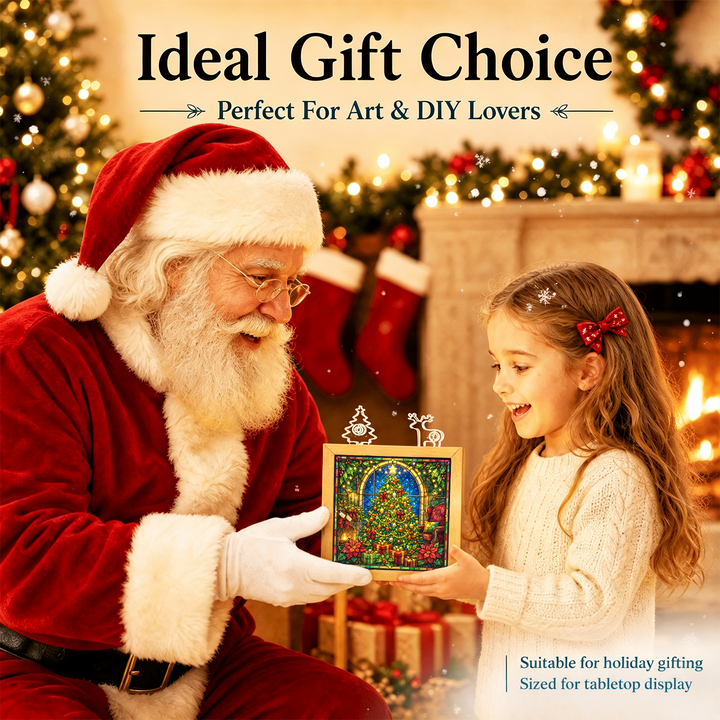 Acrylic Puzzle Night Light - Luminous Christmas Tree