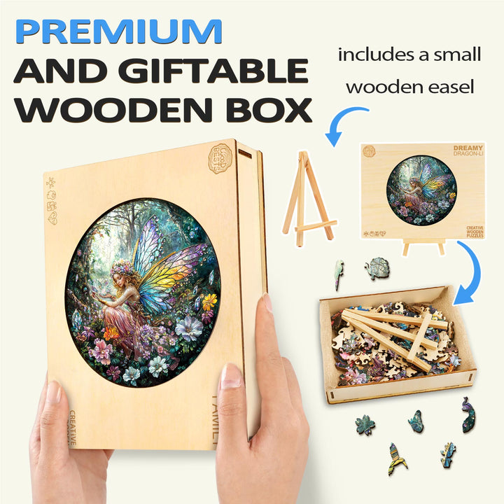 Magisches Feen Holzpuzzle