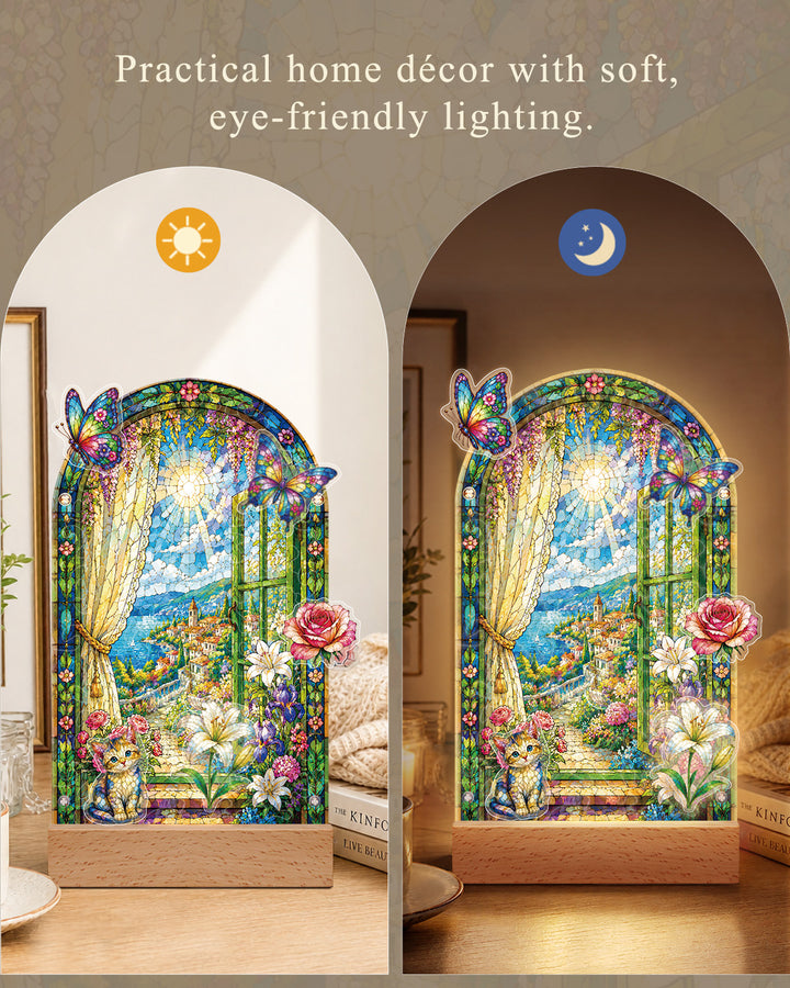 Acrylic Puzzle Landscape Light-Seaside Scenery
