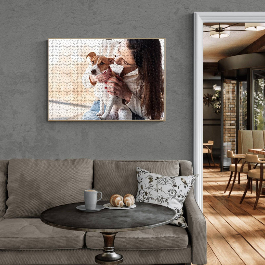 500/1000-piece Custom Pet Photo Jigsaw Puzzle