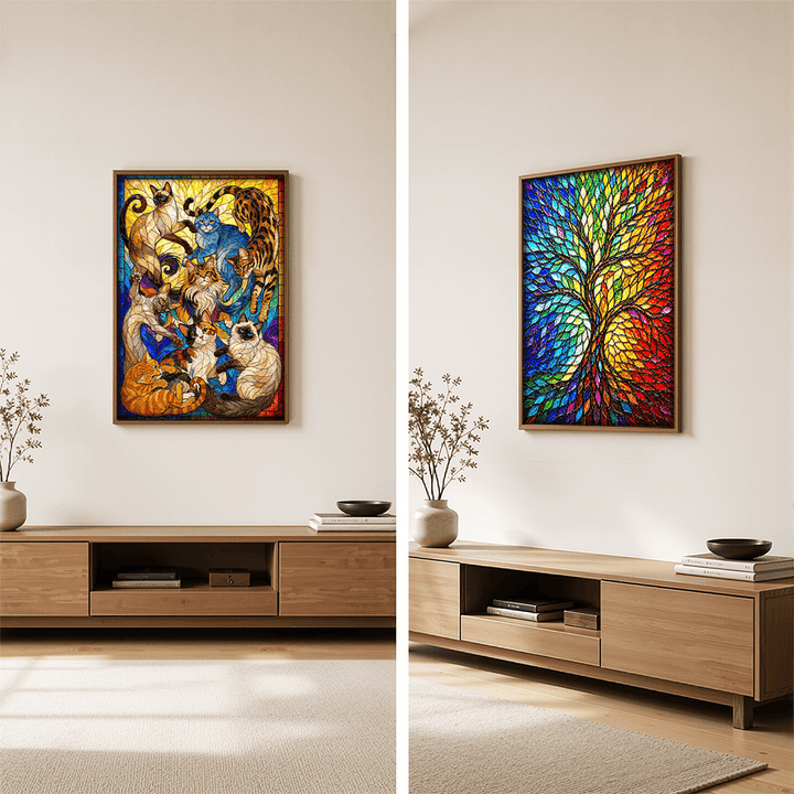 Tree Of Life is Cats - Morphing Lenticular Puzzle