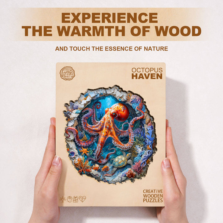Puzzle en bois Octopus Haven