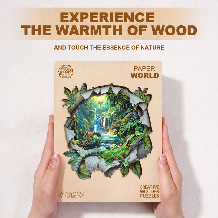 Puzzle en bois Paper World