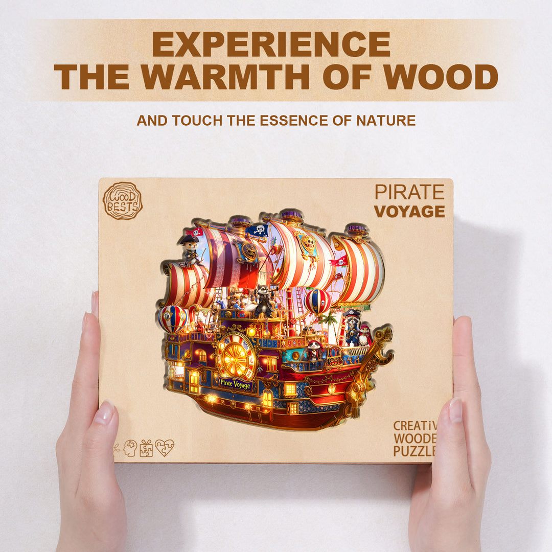 Pirate Voyage Wooden Jigsaw Puzzle