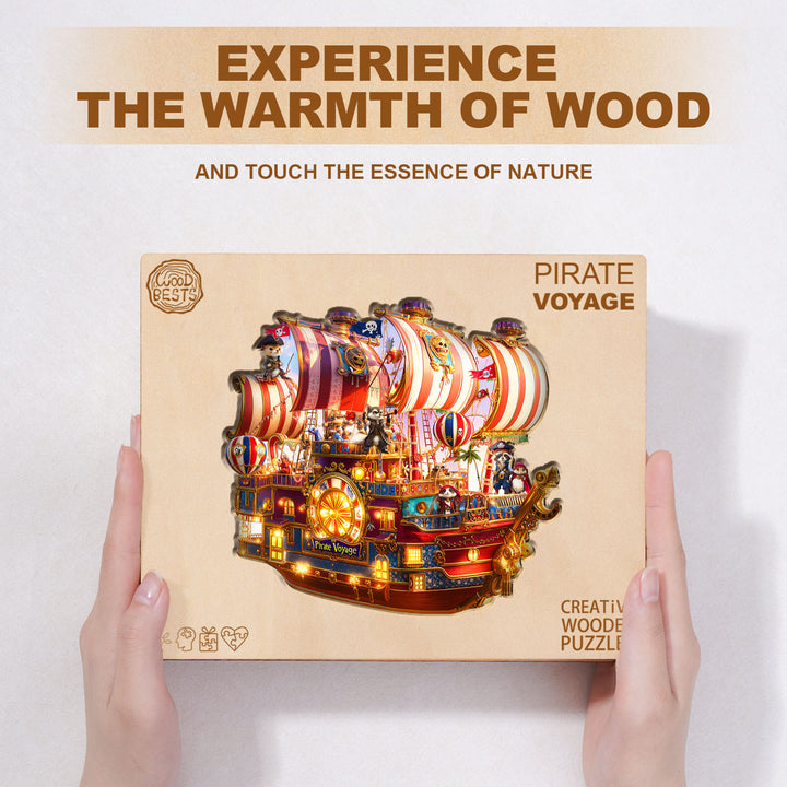 Pirate Voyage Wooden Jigsaw Puzzle