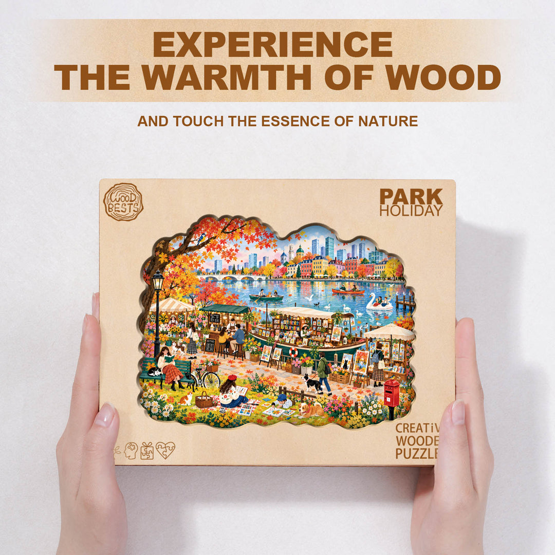 Park Holiday Wooden Jigsaw Puzzle