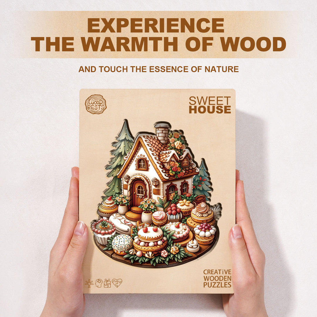 sweet house Wooden Jigsaw Puzzle