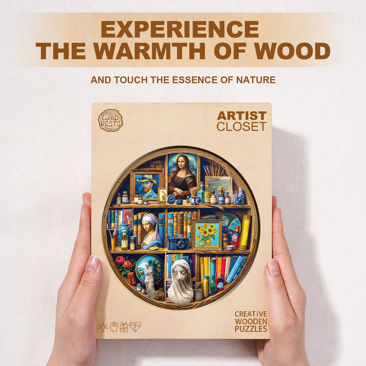 Artist Closet Wooden Jigsaw Puzzle