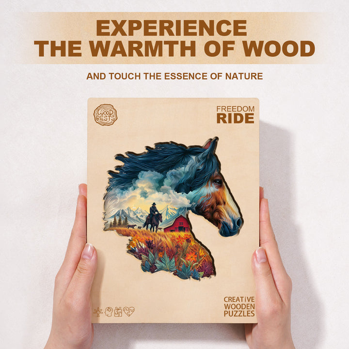 Freedom Ride Wooden Jigsaw Puzzle