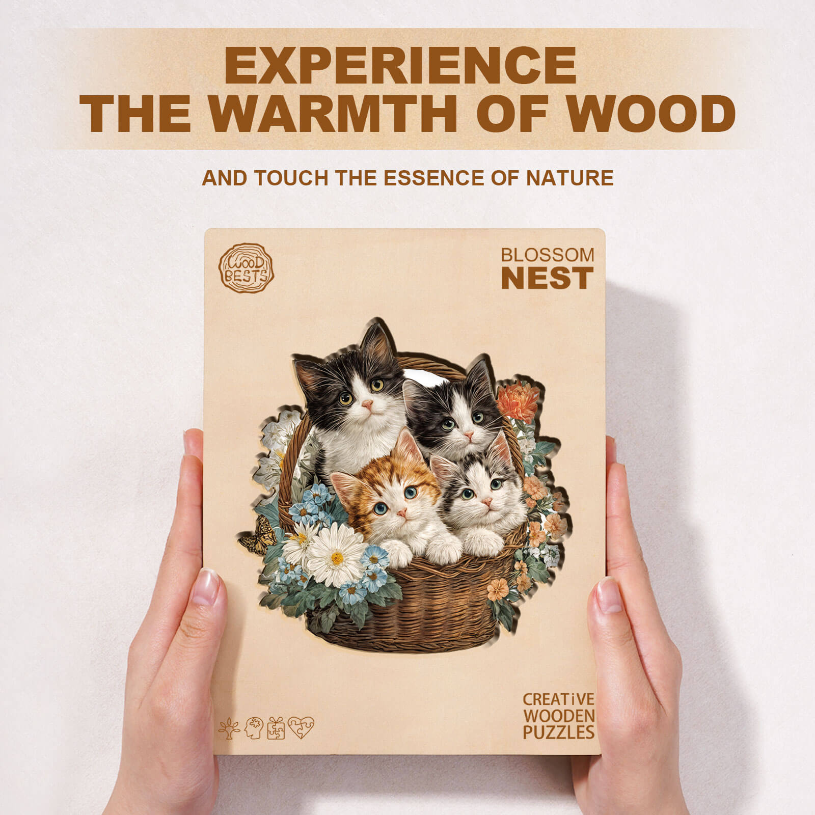 Blossom Nest Wooden Jigsaw Puzzle