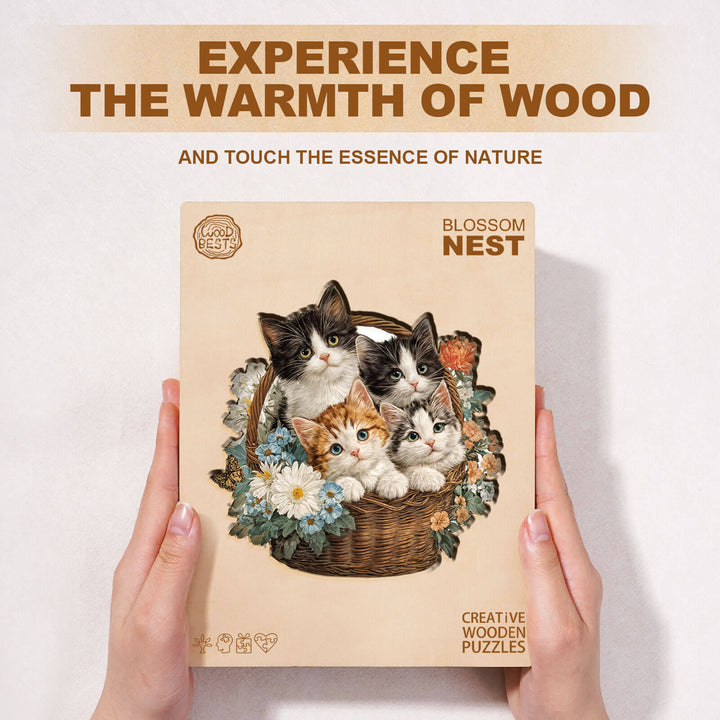 Blossom Nest Wooden Jigsaw Puzzle