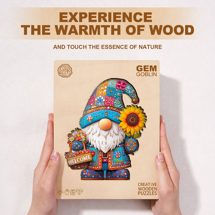 Gem Goblin Wooden Jigsaw Puzzle
