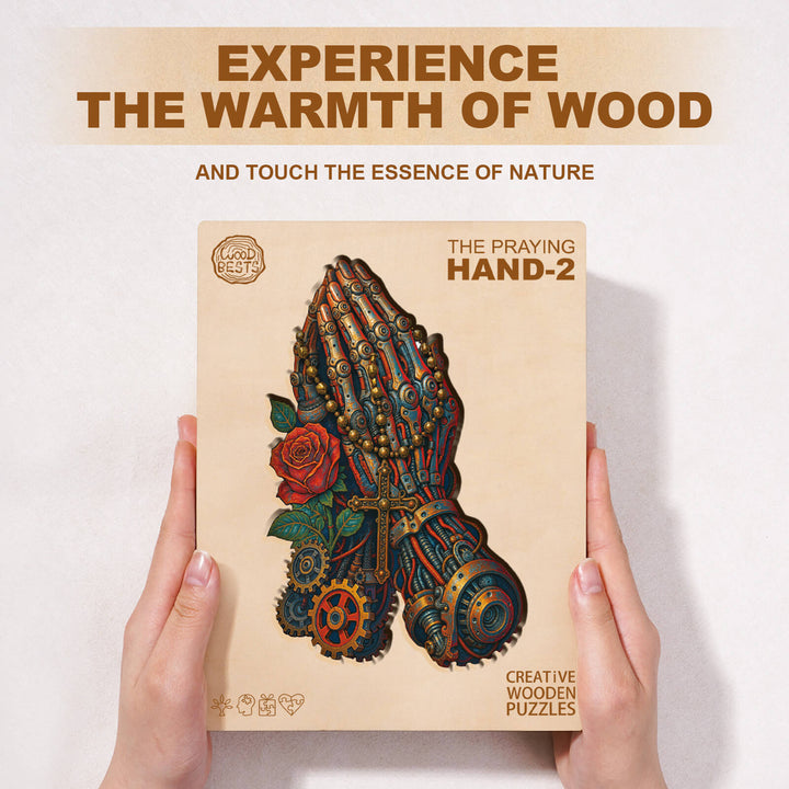 The Praying Hand-2 Wooden Jigsaw Puzzle