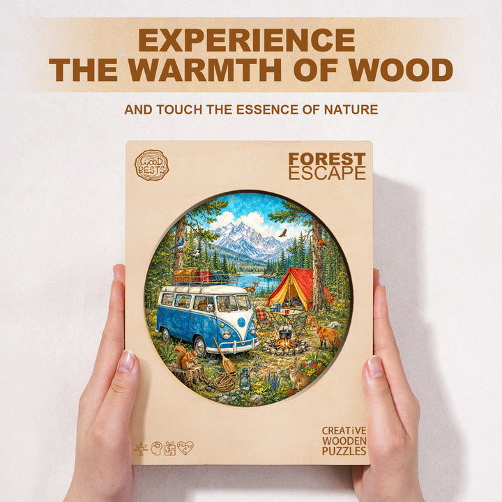 Forest Escape  Wooden Jigsaw Puzzle