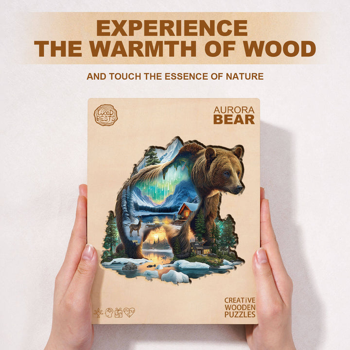 Aurora Bear Wooden Jigsaw Puzzle