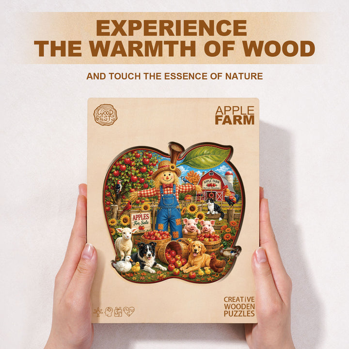 Apple Farm Wooden Jigsaw Puzzle
