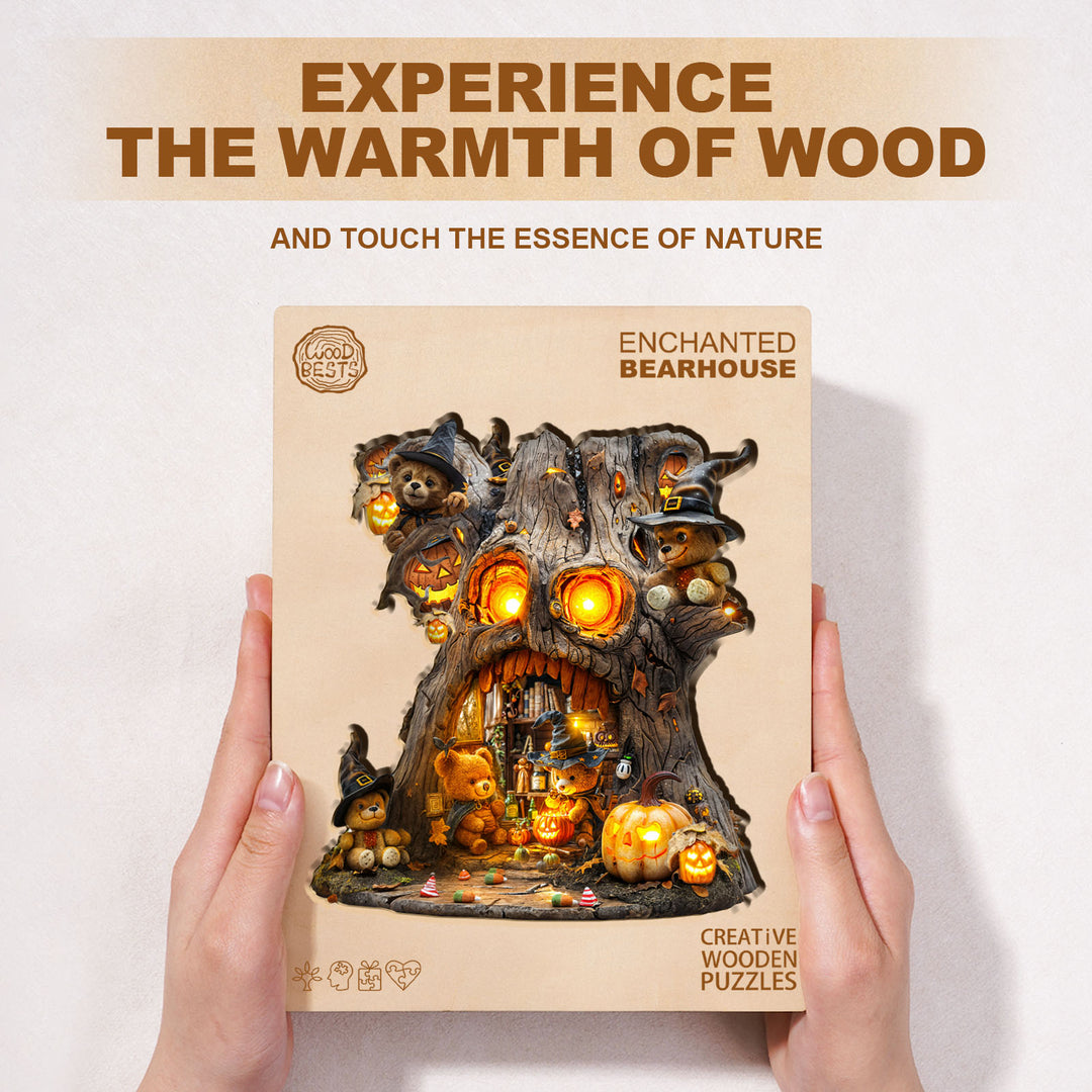 Enchanted Bearhouse Wooden Jigsaw Puzzle