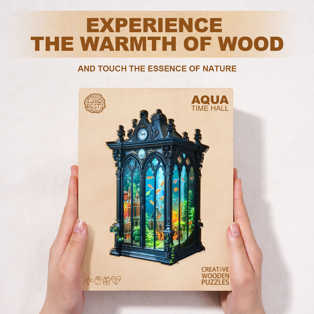 Aqua Time Hall Wooden Jigsaw Puzzle