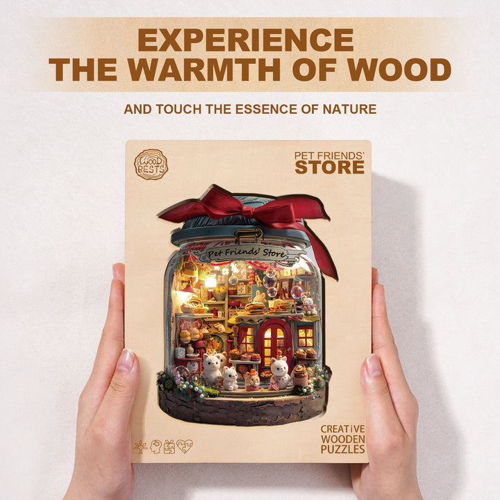 Pet Friends’ Store Wooden Jigsaw Puzzle