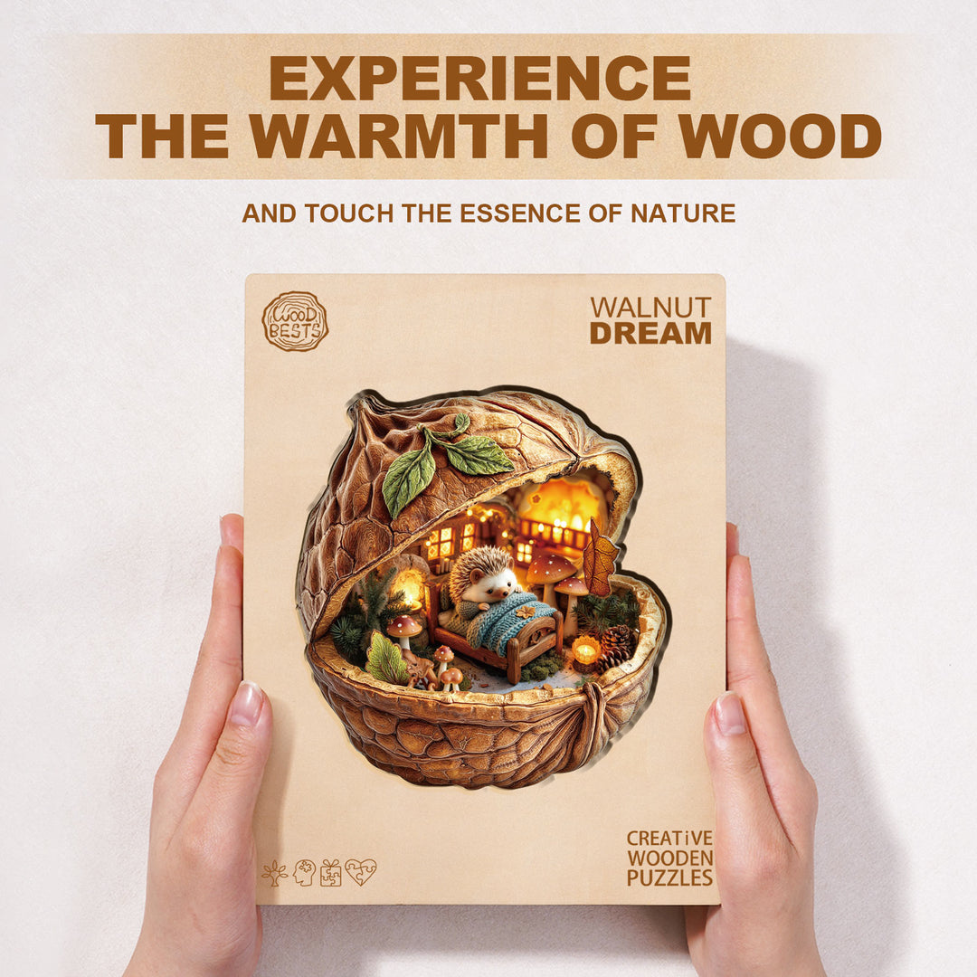 Walnut Dream Wooden Jigsaw Puzzle