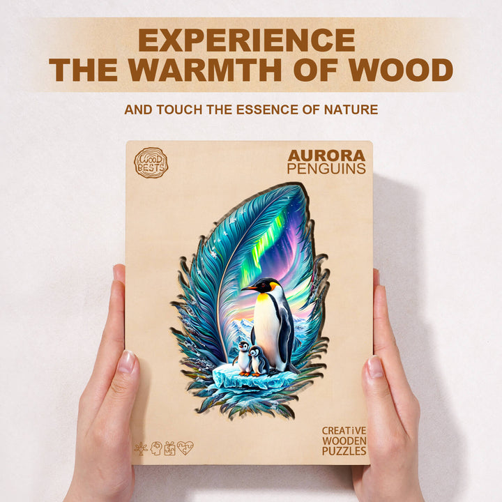 Aurora penguins Jigsaw Puzzle