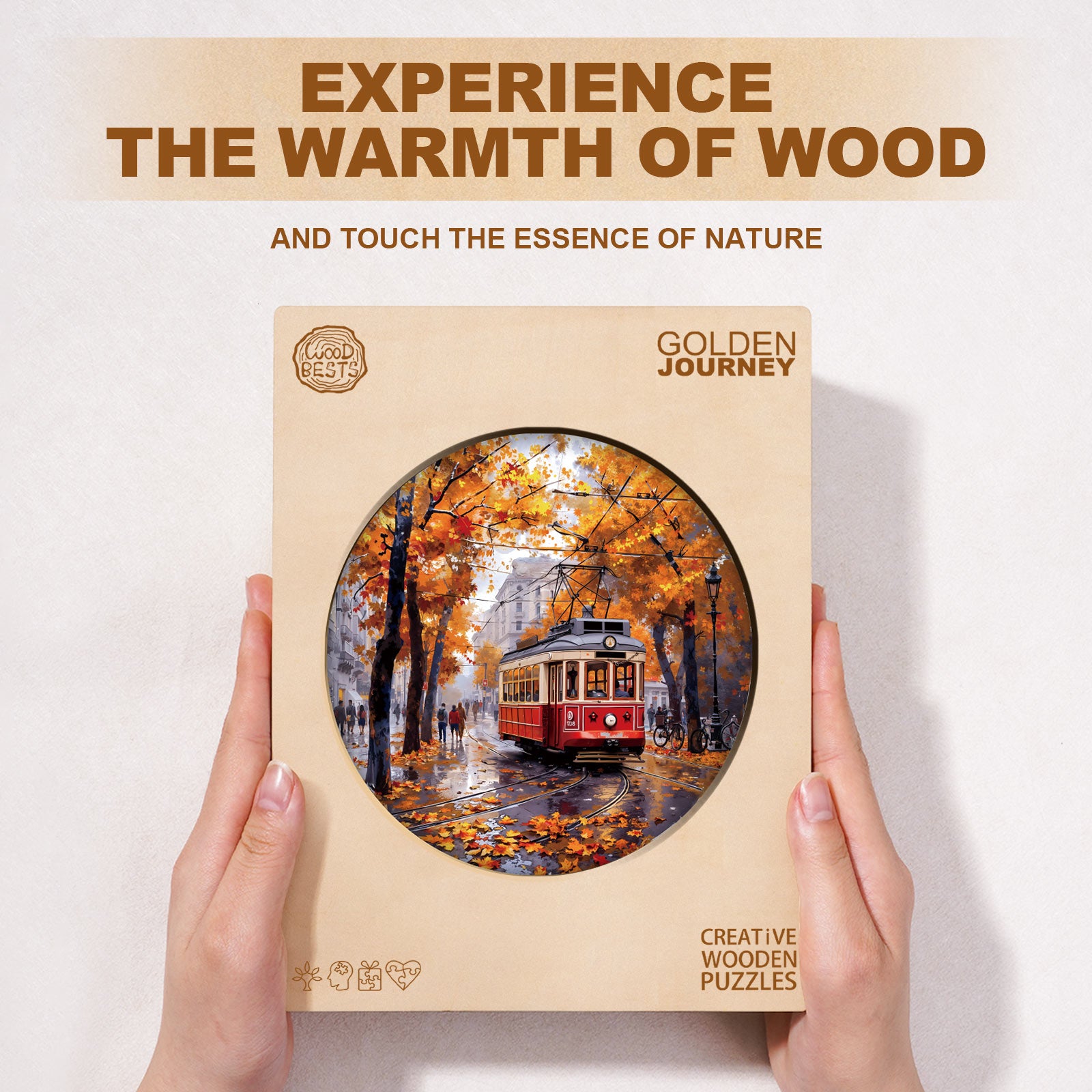 Golden Journey Wooden Jigsaw Puzzle