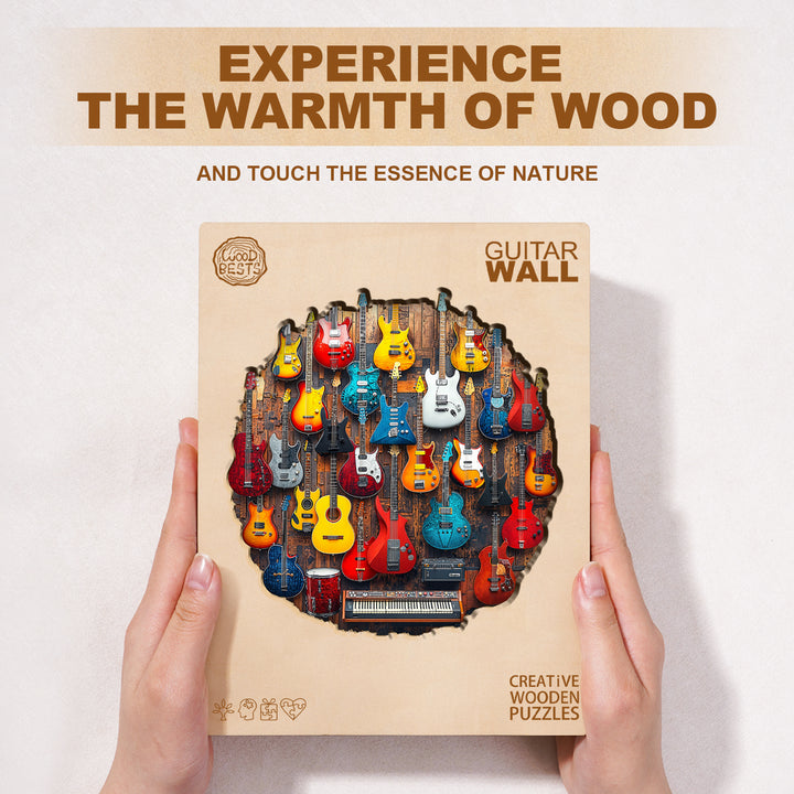 Guitar Wall Wooden Jigsaw Puzzle