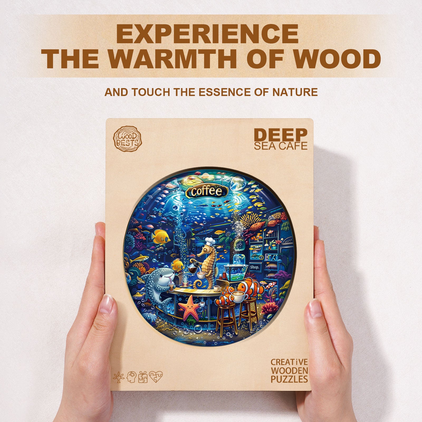 Deep Sea Cafe Wooden Jigsaw Puzzle